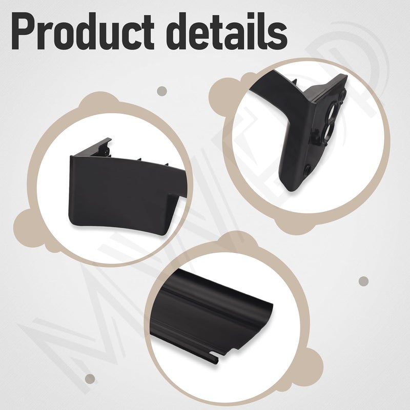 MWEDP 120-5218 حاجز خلفي و 115-8420 غطاء درع خلفي متوافق مع ماكينة جز العشب Toro 22" التي تعمل بالمشي / ماكينات جز العشب Recycler 22" ، تناسب 20330، 20331، 20330C، 20331C المزيد من الطرازات - Image 3